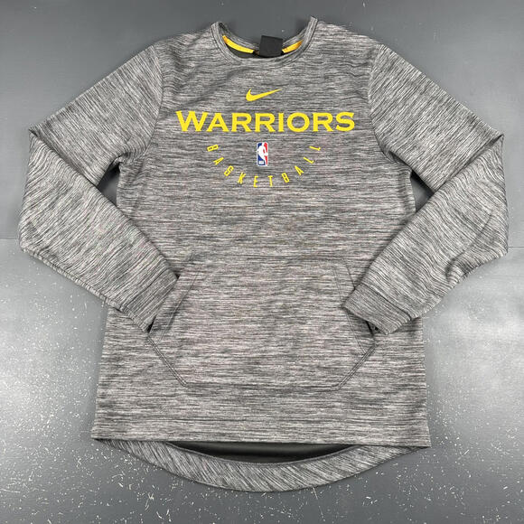 Nike Other - Golden State Warriors Sweatshirt Mens Small Heather Gray Nike Dri Fit Warm Up